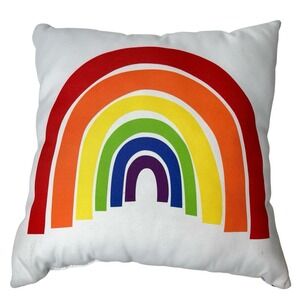 Rainbow Pillow Target Home‎ 2 Sided Standard Cotton Decorative Pride Reversible